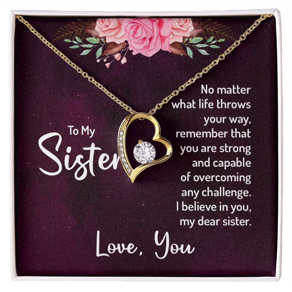 Gifts for Sister, Mother's Day Gifts for Sister, Personalized Gifts for Sister, Necklace Gifts for Sister
