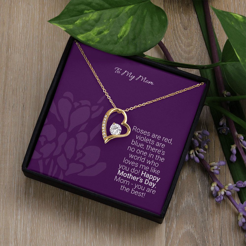 Mother's day gifts, Gifts for mom, Personalize gift for mom, Forever heart necklace gifts for mom