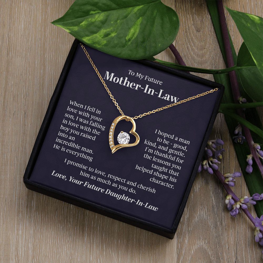 To my future mother in law - when I fell in love with your son