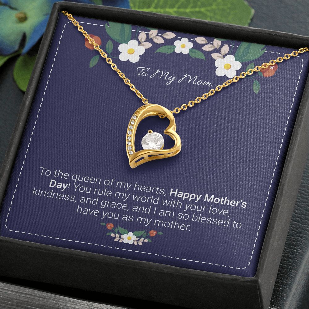 Mother's day gifts, Gifts for mom, Personalize gift for mom, Forever heart necklace gifts for mom