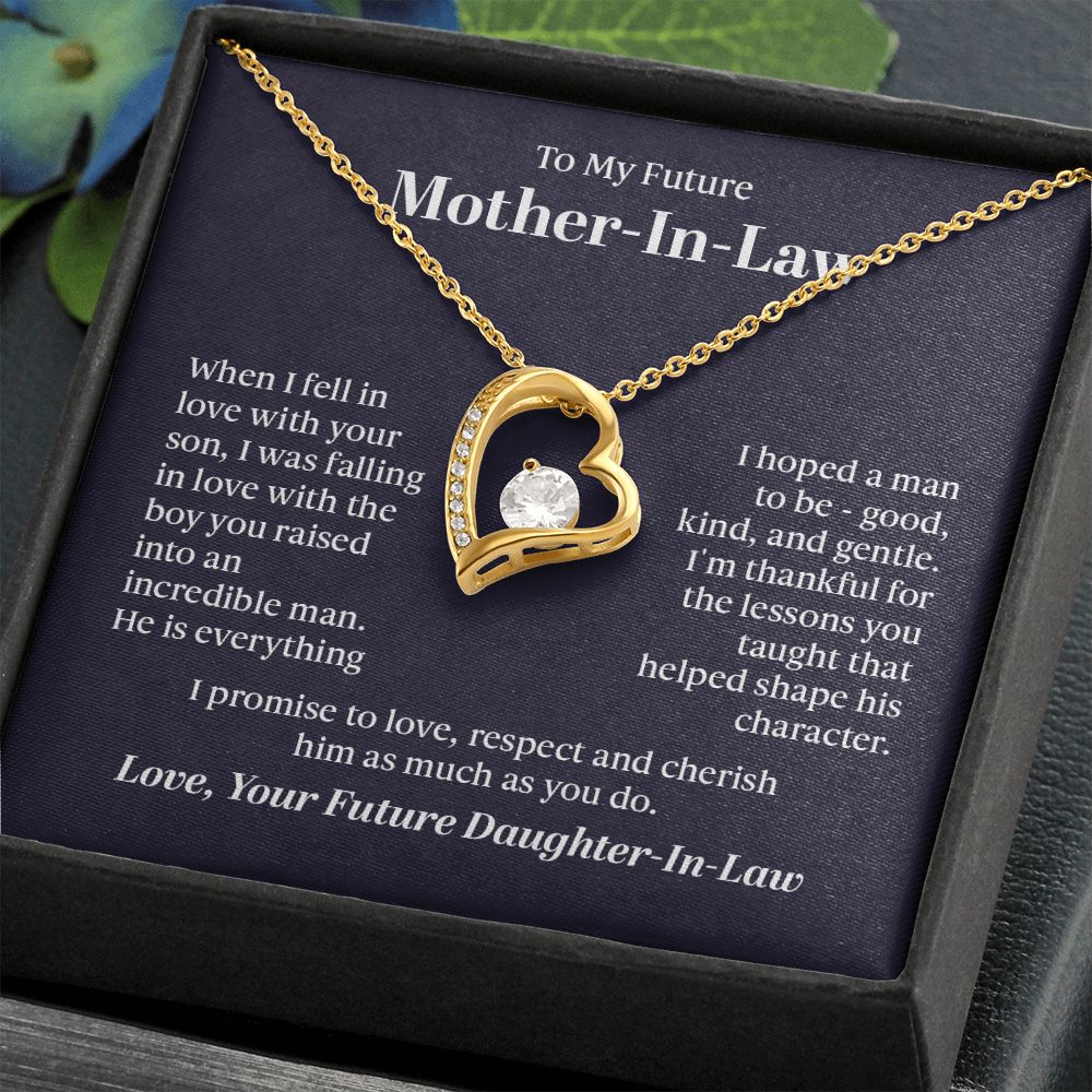 To my future mother in law - when I fell in love with your son