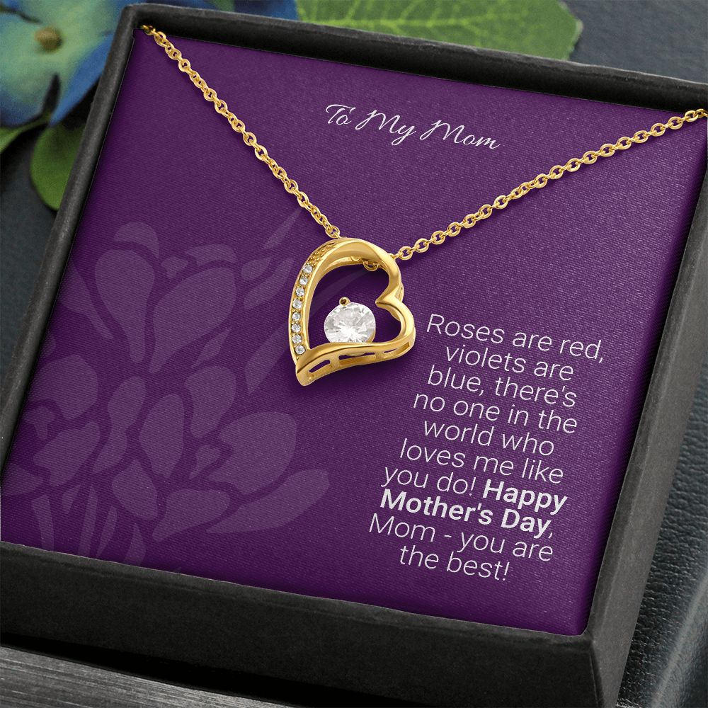 Mother's day gifts, Gifts for mom, Personalize gift for mom, Forever heart necklace gifts for mom
