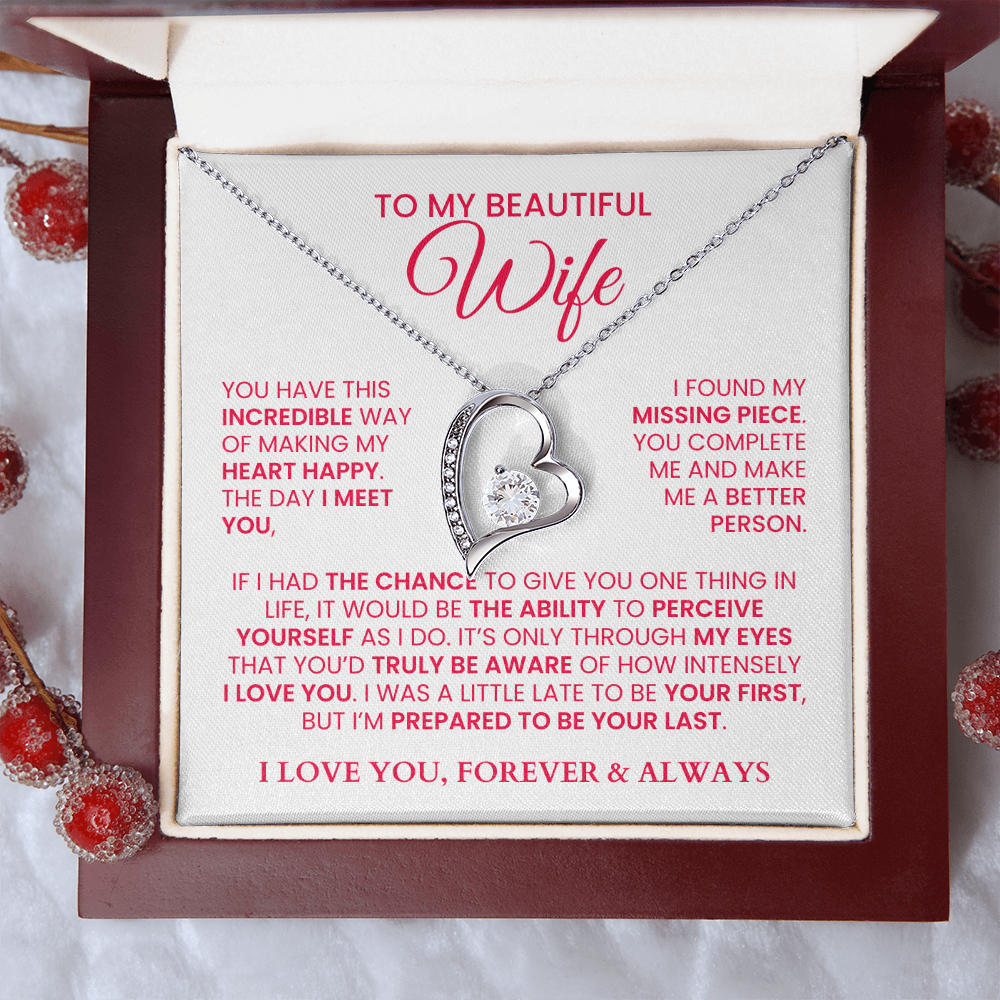 To My Soulmate - Forever Love Necklace Necklace - Gift Set - F6