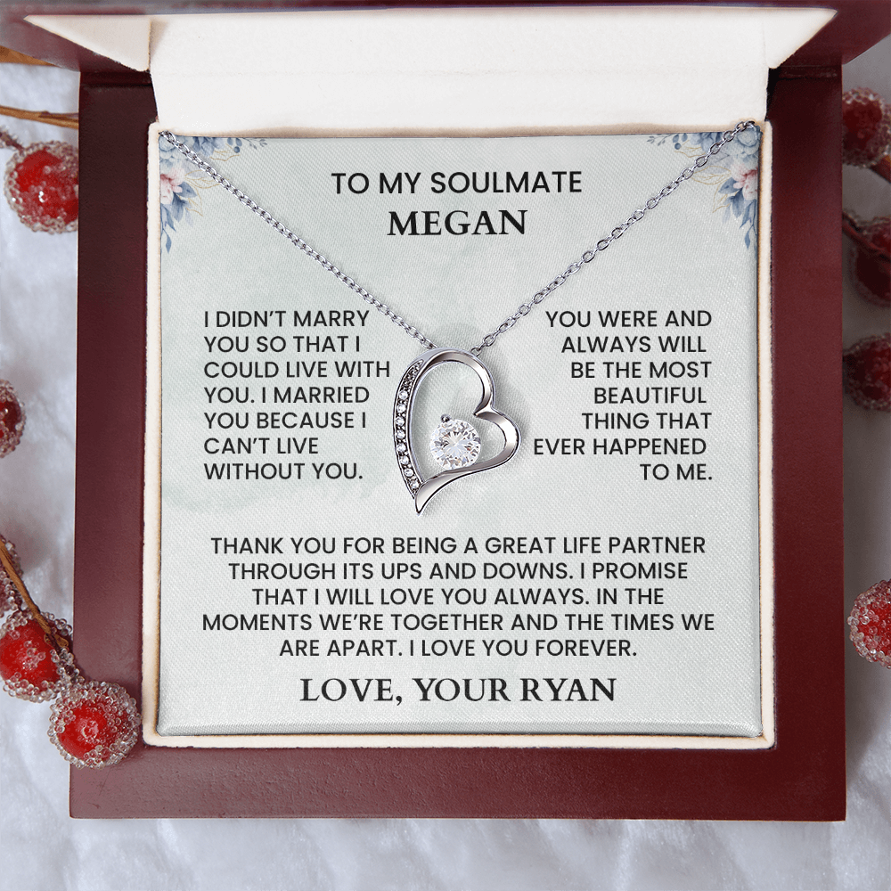 To My Soulmate - Forever Love Necklace - Gift Set - F4