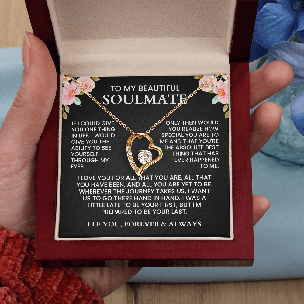 To My Soulmate - Forever Love Necklace - Gift Set - F9