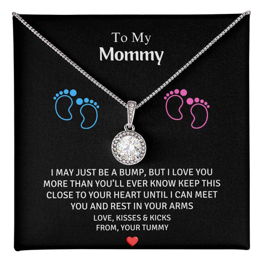 Unborn Love: A Message from Your Bump with Eternal Hope Necklace