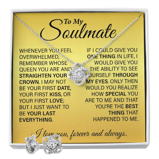 To My Soulmate | Valentine's Day, Mother's Day, Birthday, Anniversary Gifts for Wife | Whenever you feel overwhelmed...