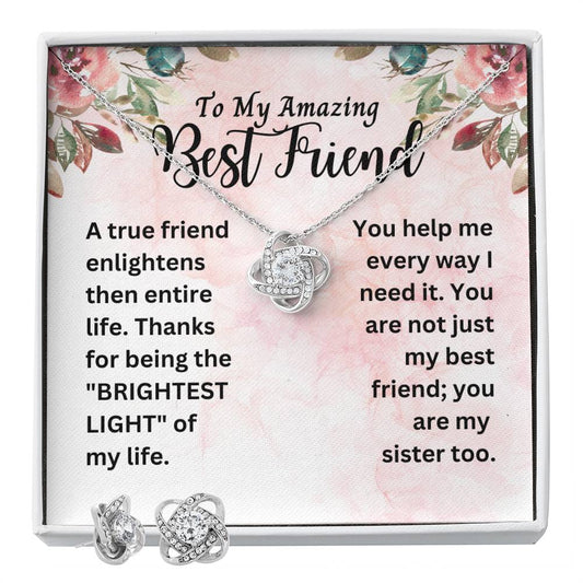 Love Knot Necklace for Best Friend | Gifts for Best Friend