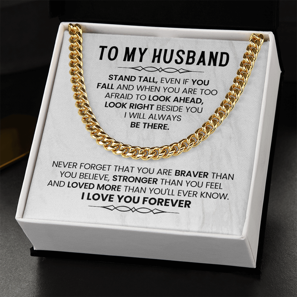 To My Husband - Stand Tall Even If You Fall - Gift for Him