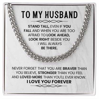 To My Husband - Stand Tall Even If You Fall - Gift for Him