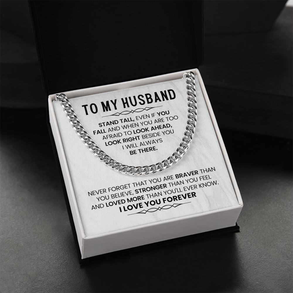 To My Husband - Stand Tall Even If You Fall - Gift for Him