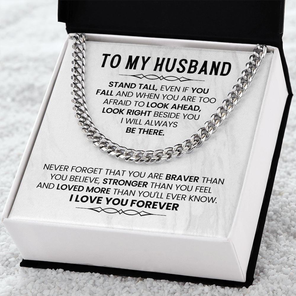 To My Husband - Stand Tall Even If You Fall - Gift for Him