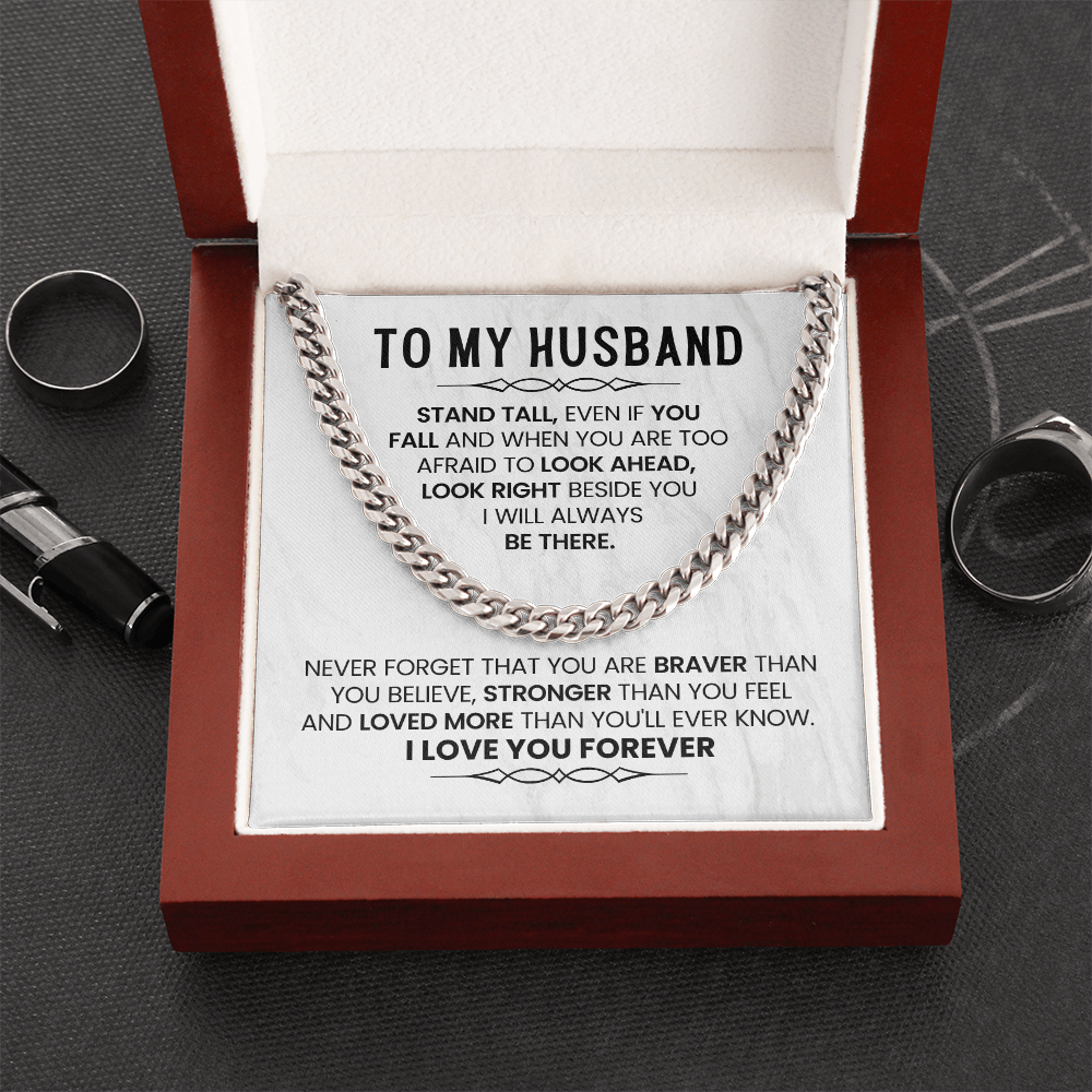 To My Husband - Stand Tall Even If You Fall - Gift for Him