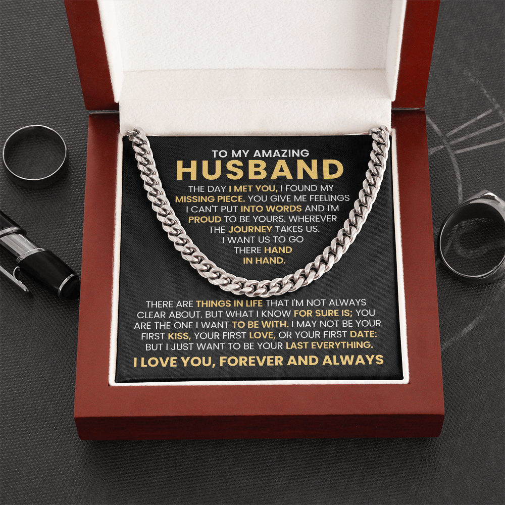 To My Amazing Husband - The Day I Met You, I Found My Missing Piece - Perfect Gift for Him