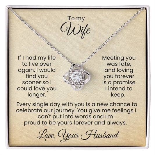 Forever Yours | A Love Written in Fate and Sealed with My Heart (Love Knot Necklace)