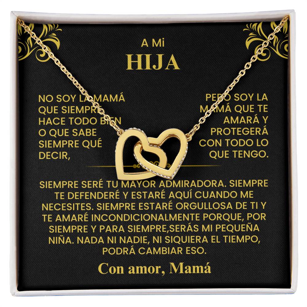 A Mi Hija - Con Amor, Mamá - Conjunto de Collar Regalo