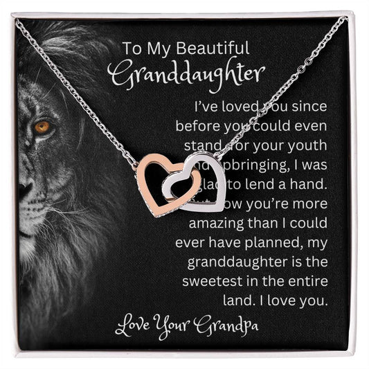 Message card for granddaughter | Gifts for Granddaughter | I've loved you since before you could even stand...