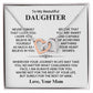 To My Daughter - Love Mom - Necklace Gift Set