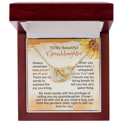 Gifts for Granddaughter | Always remember how proud I am of you!...