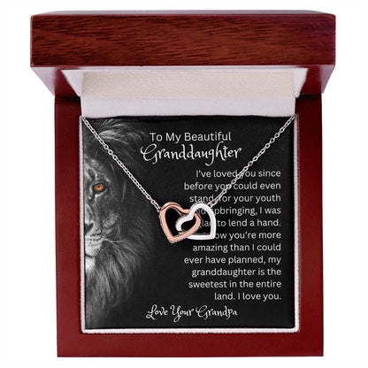 Message card for granddaughter | Gifts for Granddaughter | I've loved you since before you could even stand...