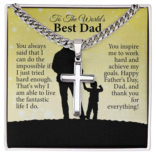 You always said that I can do the impossible... | To Best Dad message card | Father's Day Gift