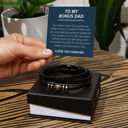 Father's Day Gift for Bonus Dad | As I reflect upon the journey we have shared