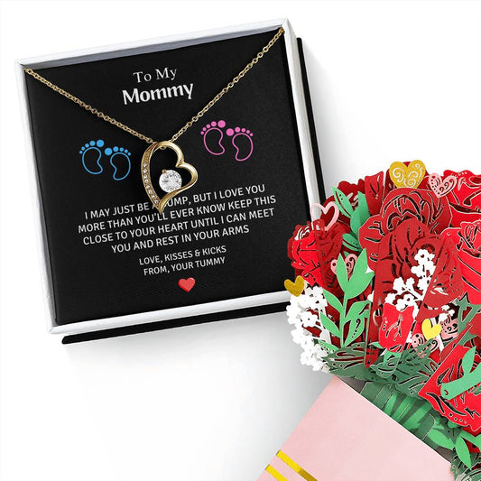 Unborn Love: A Message from Your Bump with Forever Love Necklace