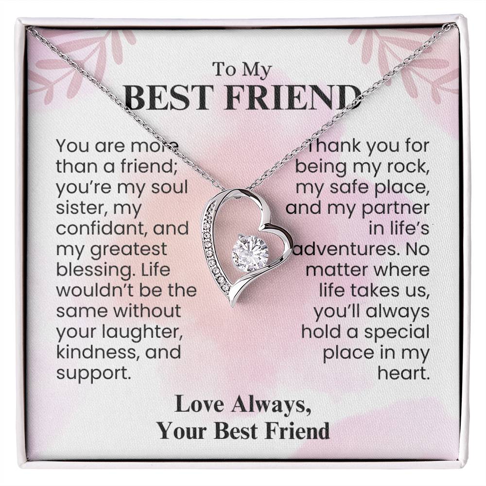 To My Best Friend - Love Your Best Friend - Necklace Set