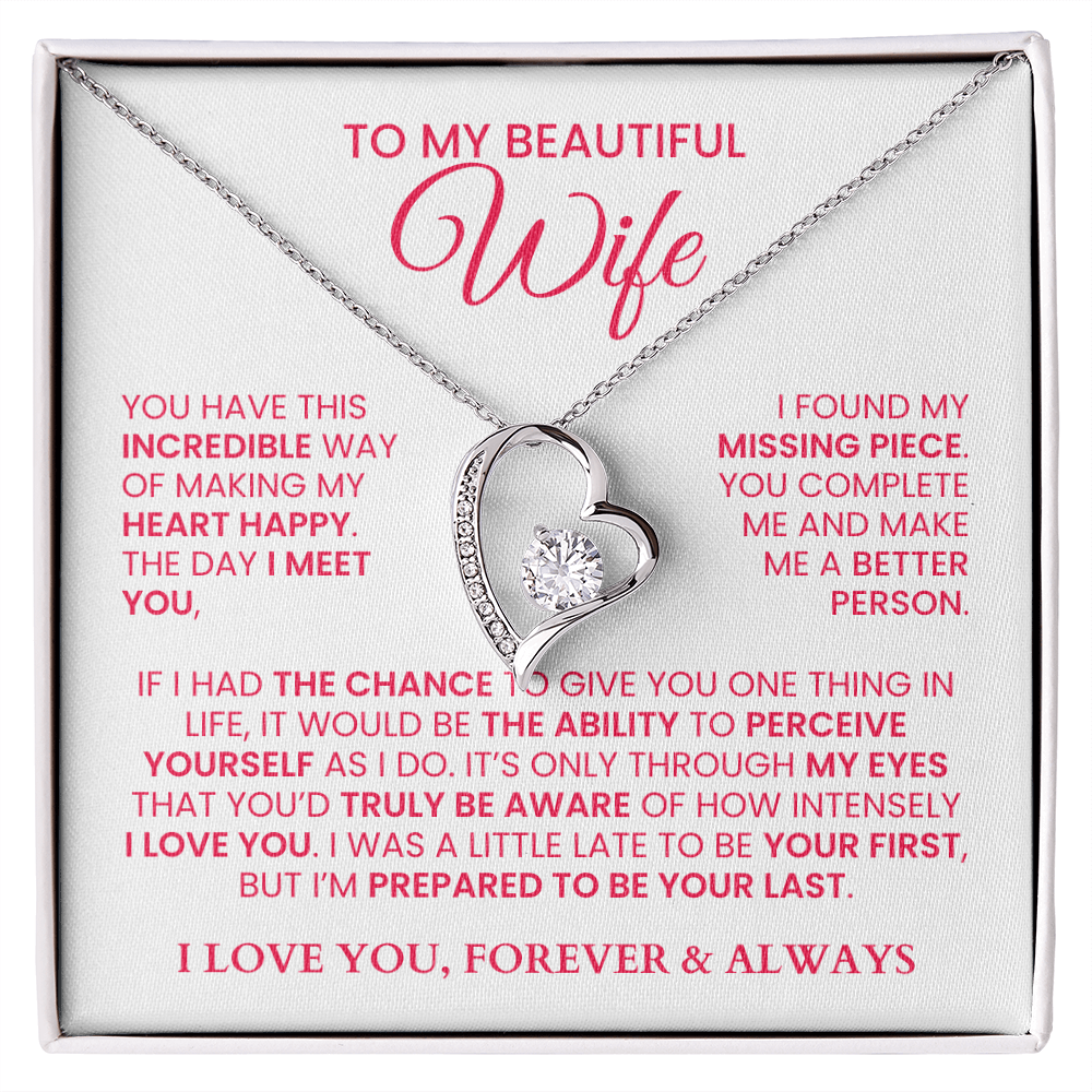 To My Soulmate - Forever Love Necklace Necklace - Gift Set - F6