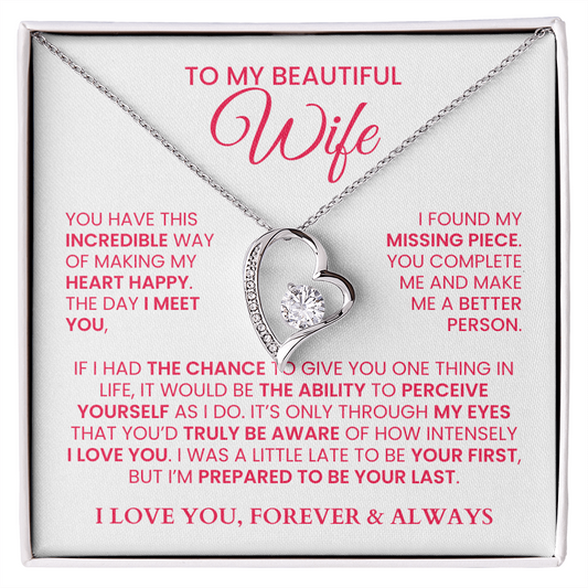 To My Soulmate - Forever Love Necklace Necklace - Gift Set - F6