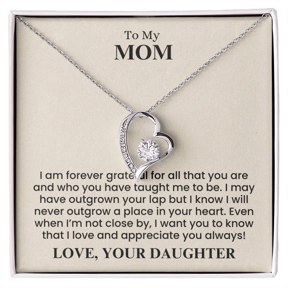 To My Mom - Love Your Daughter - Necklace Set