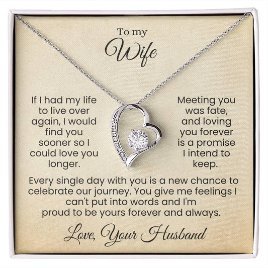 Forever Yours | A Love Written in Fate and Sealed with My Heart (Forever Love Necklace)