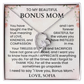 To My Beautiful Bonus Mom | Forever Love Necklace | Appreciation Gift