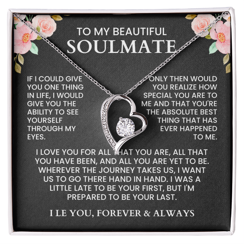 To My Soulmate - Forever Love Necklace - Gift Set - F9