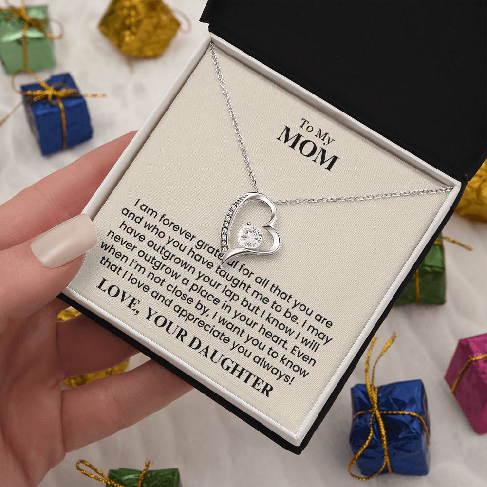 To My Mom - Love Your Daughter - Necklace Set