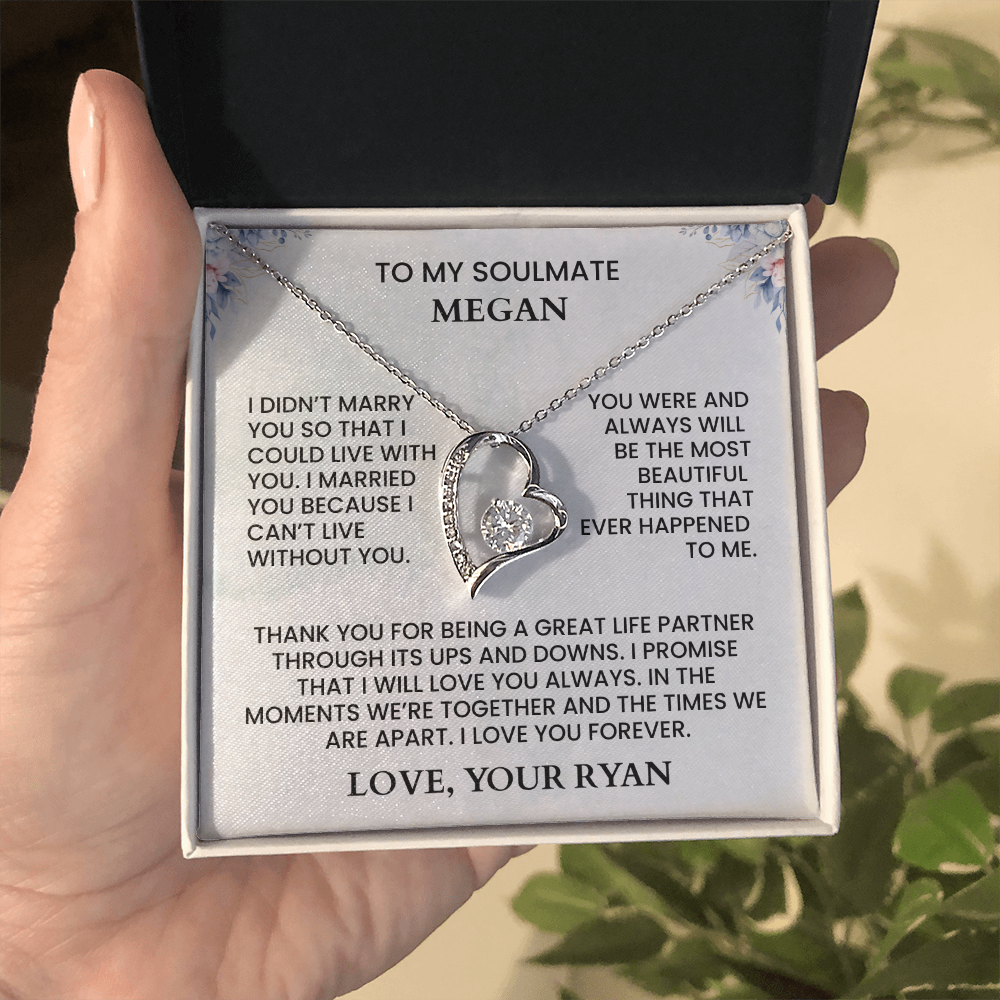 To My Soulmate - Forever Love Necklace - Gift Set - F4