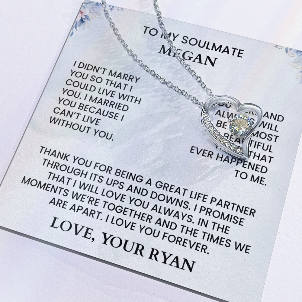 To My Soulmate - Forever Love Necklace - Gift Set - F4