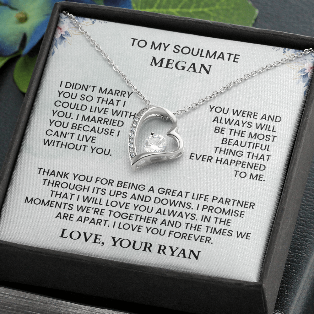 To My Soulmate - Forever Love Necklace - Gift Set - F4