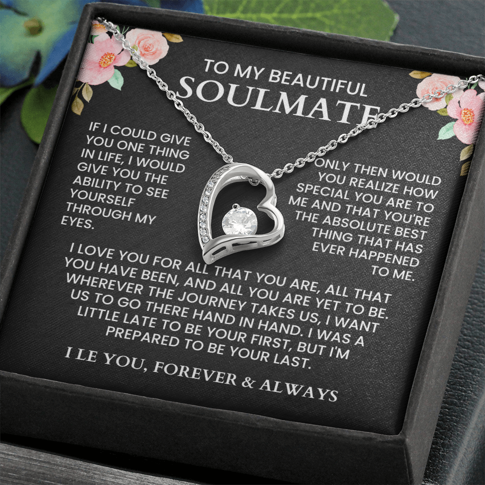 To My Soulmate - Forever Love Necklace - Gift Set - F9