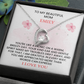 Personalized Mother's Day Gift - Custom Name Message Card for Mom