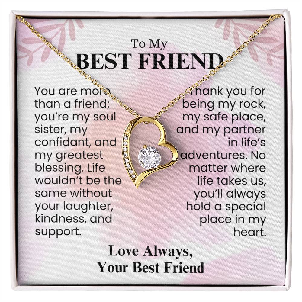 To My Best Friend - Love Your Best Friend - Necklace Set