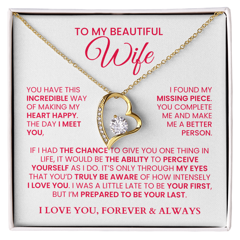 To My Soulmate - Forever Love Necklace Necklace - Gift Set - F6