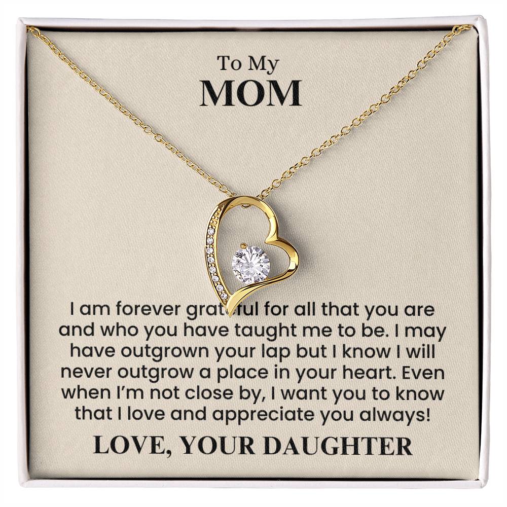 To My Mom - Love Your Daughter - Necklace Set