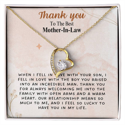 Thanksgiving gifts for mother-in-law | When I fell in love with your son...