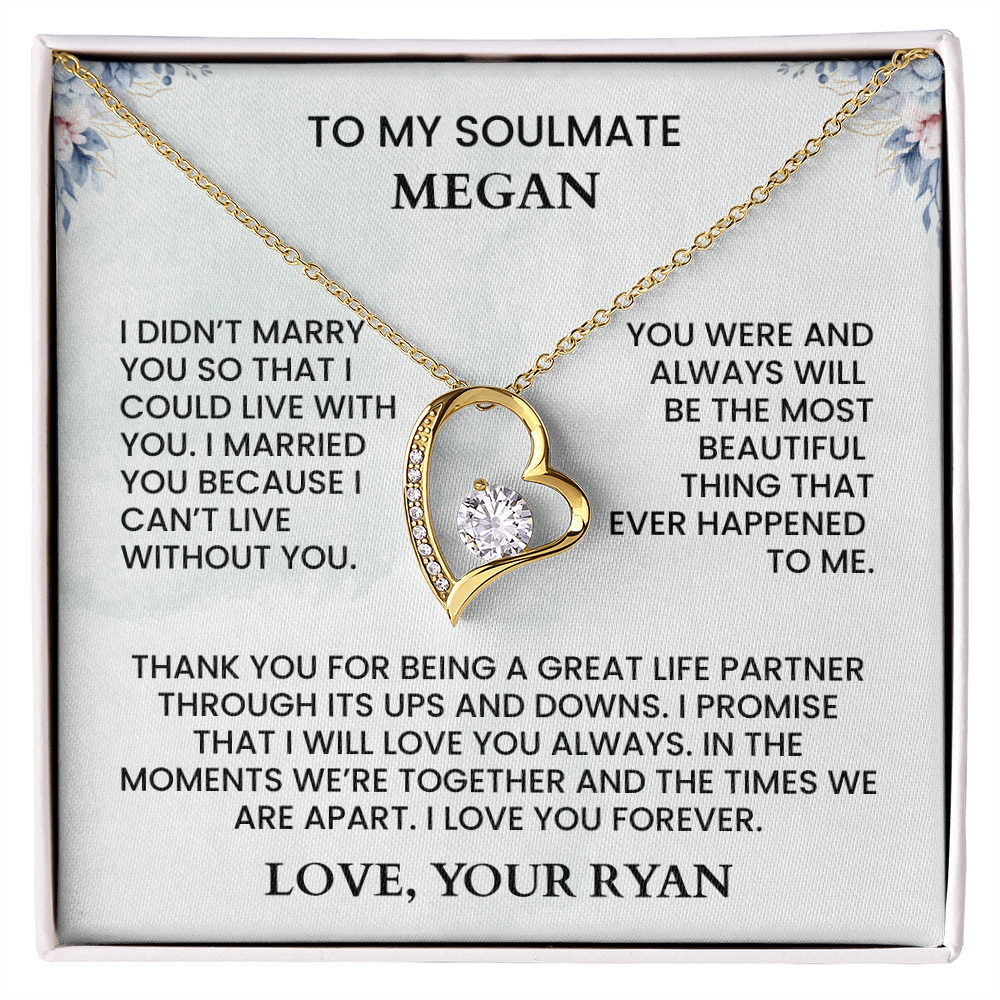 To My Soulmate - Forever Love Necklace - Gift Set - F4