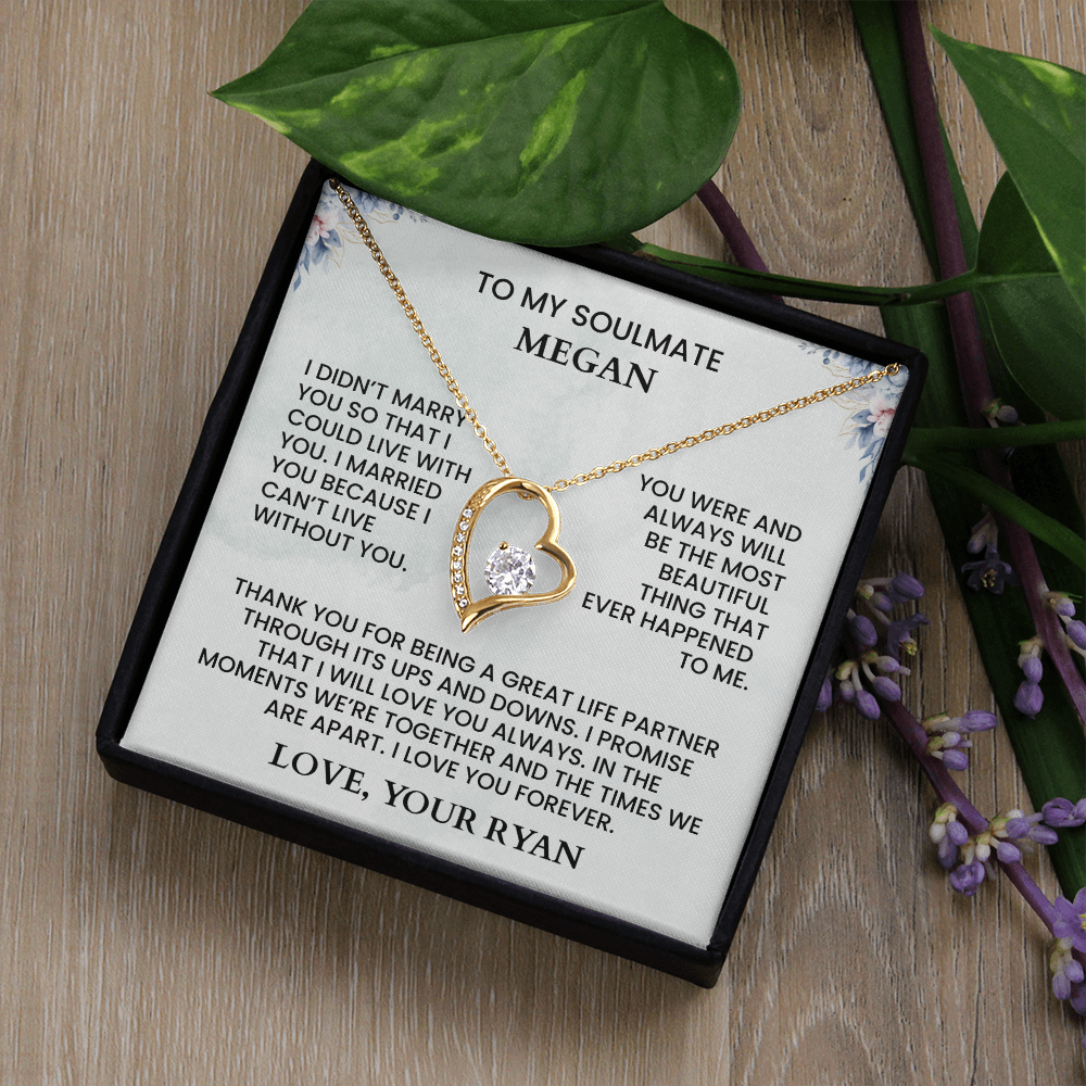 To My Soulmate - Forever Love Necklace - Gift Set - F4