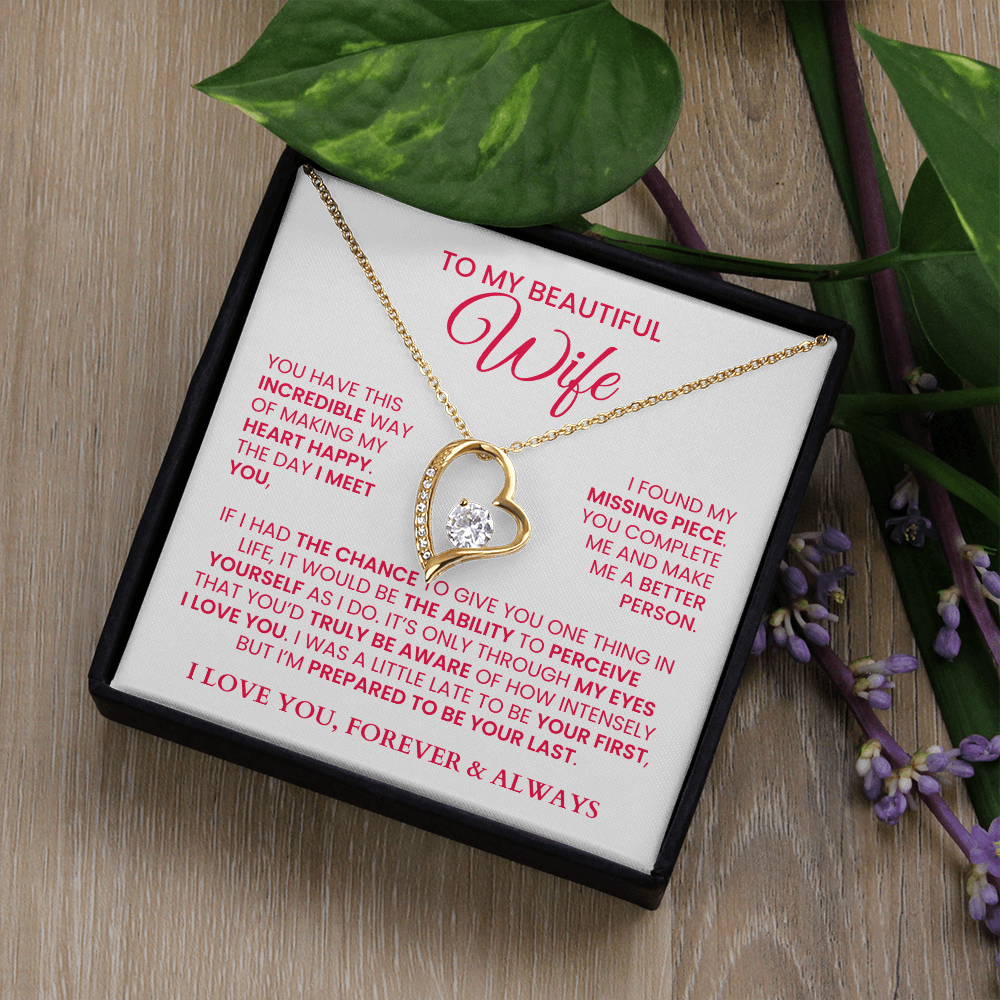 To My Soulmate - Forever Love Necklace Necklace - Gift Set - F6