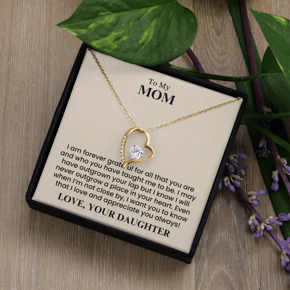 To My Mom - Love Your Daughter - Necklace Set