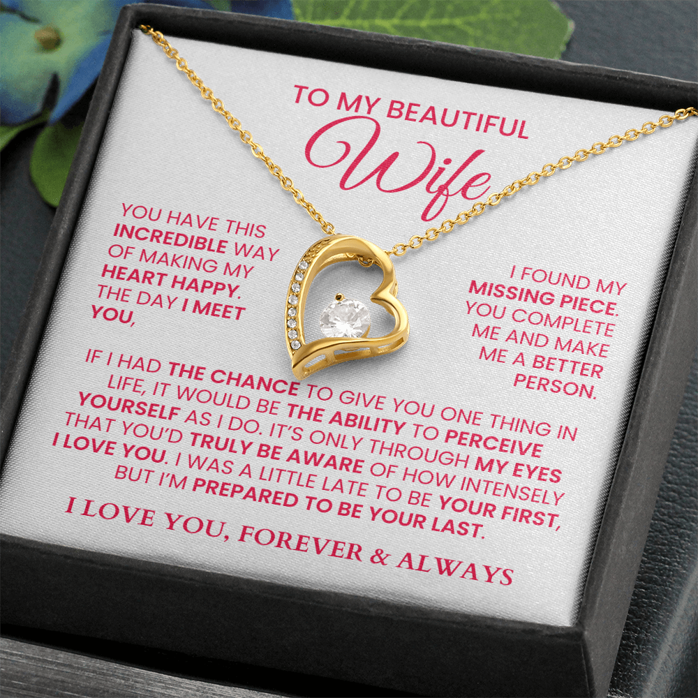 To My Soulmate - Forever Love Necklace Necklace - Gift Set - F6