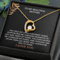 Heartfelt Mother’s Day Message Card - Custom Name Jewelry Gift for Mom